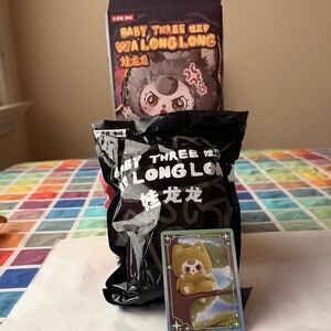 🐲 BABY THREE WALONGLONG  FLY FLY DRAGON PLUSH 🐲 NWT 🐲